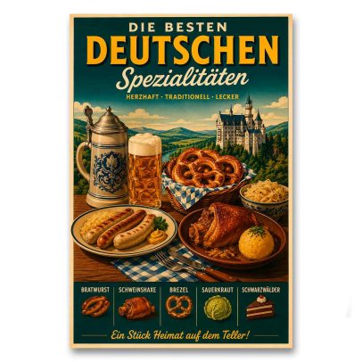 Juliste Die Besten Deutschen Spezialitäten