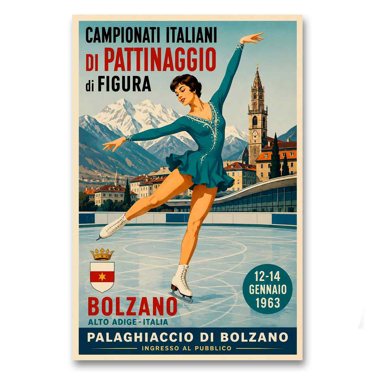 Juliste taitoluistelu bolzano 1 LÖ 40×60 50×75-3a