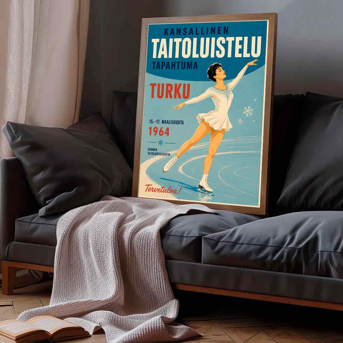 Juliste taitoluistelu turku LÖ 40×55 50×70-2aaa