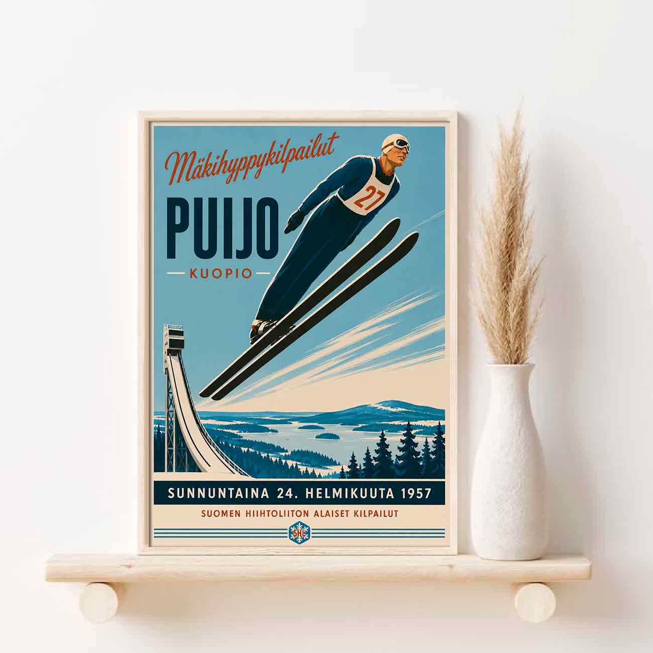 Juliste urheilu Puijo LÖ 50×70 70×100-2aaaa