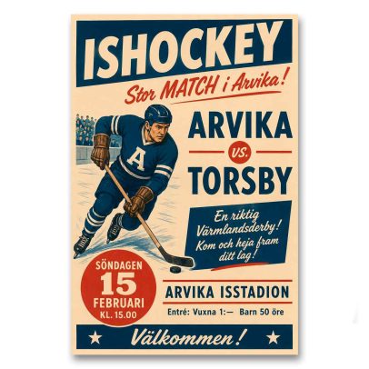Juliste Arvika vs Torsby ishockey stor match