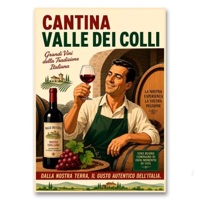 Juliste Cantina Valle Dei Colli