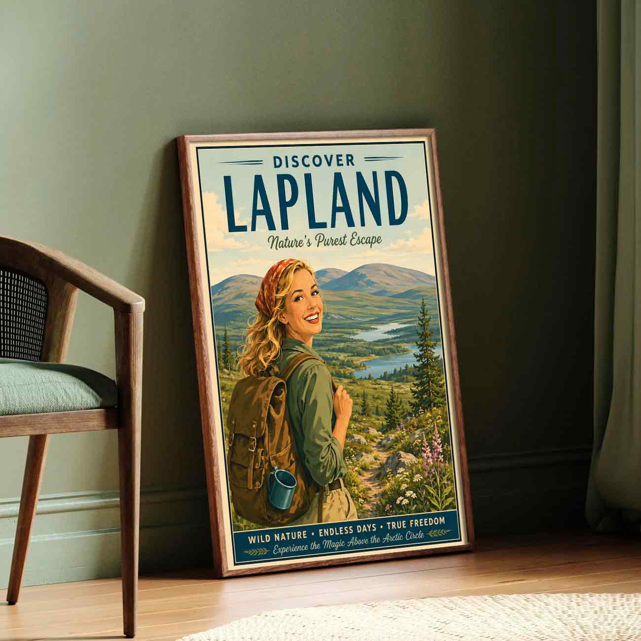 Juliste Lappi vaellus kesällä 6 LÖ 50x70 70x100aaaa