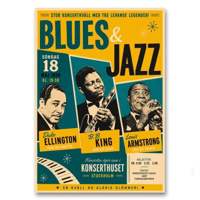Juliste Blues & Jazz konsertkväll