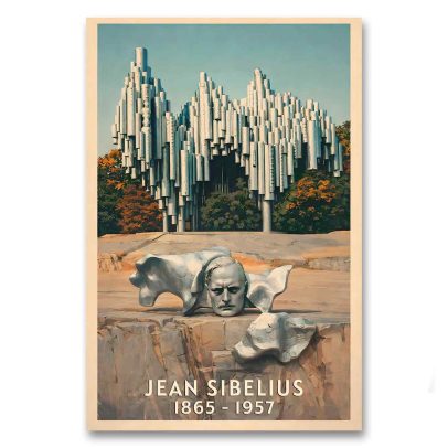 Juliste Jean Sibelius 1865 - 1957