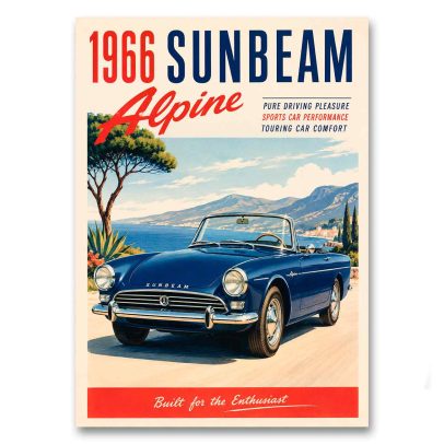 Juliste 1966 Sunbeam Alpine