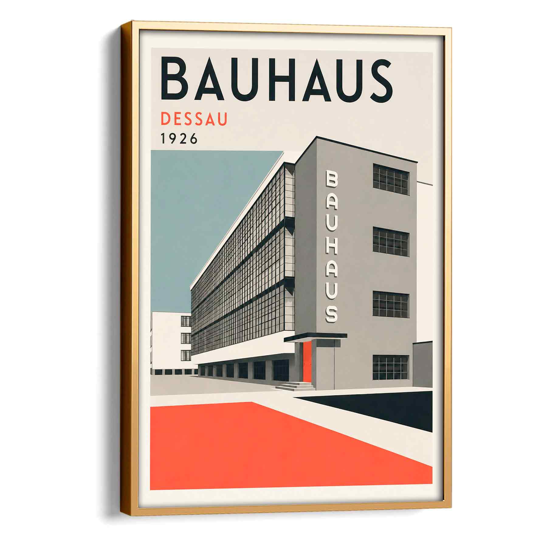 Juliste design Bauhaus LÖ 40×55 50×70-1aa