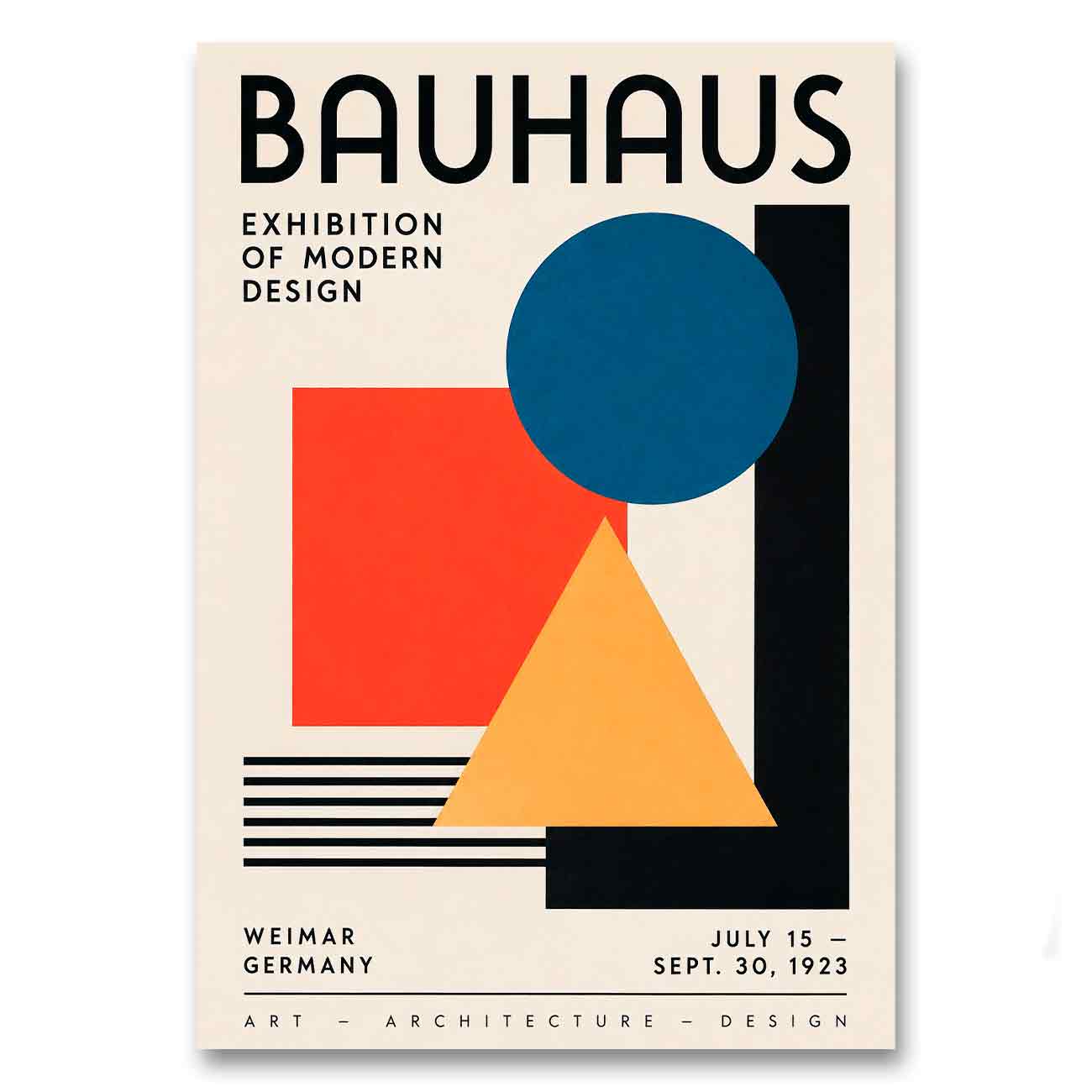 Juliste Bauhaus – Exhibition of Modern Design