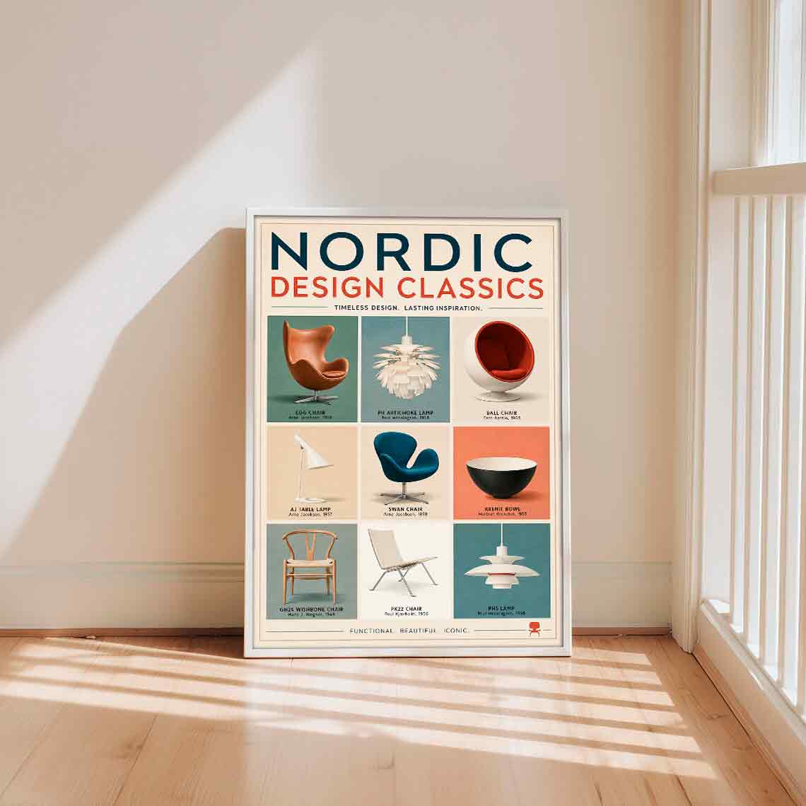 Juliste design pohjoismaiset klassikot 3 LÖ 40×55 50x70_3aaaa