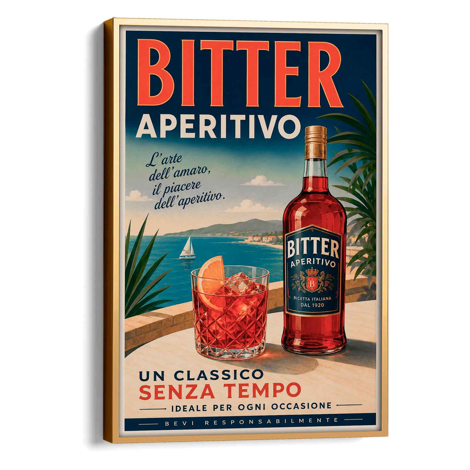 Juliste juomat bitter LÖ 40×60 50x75aa