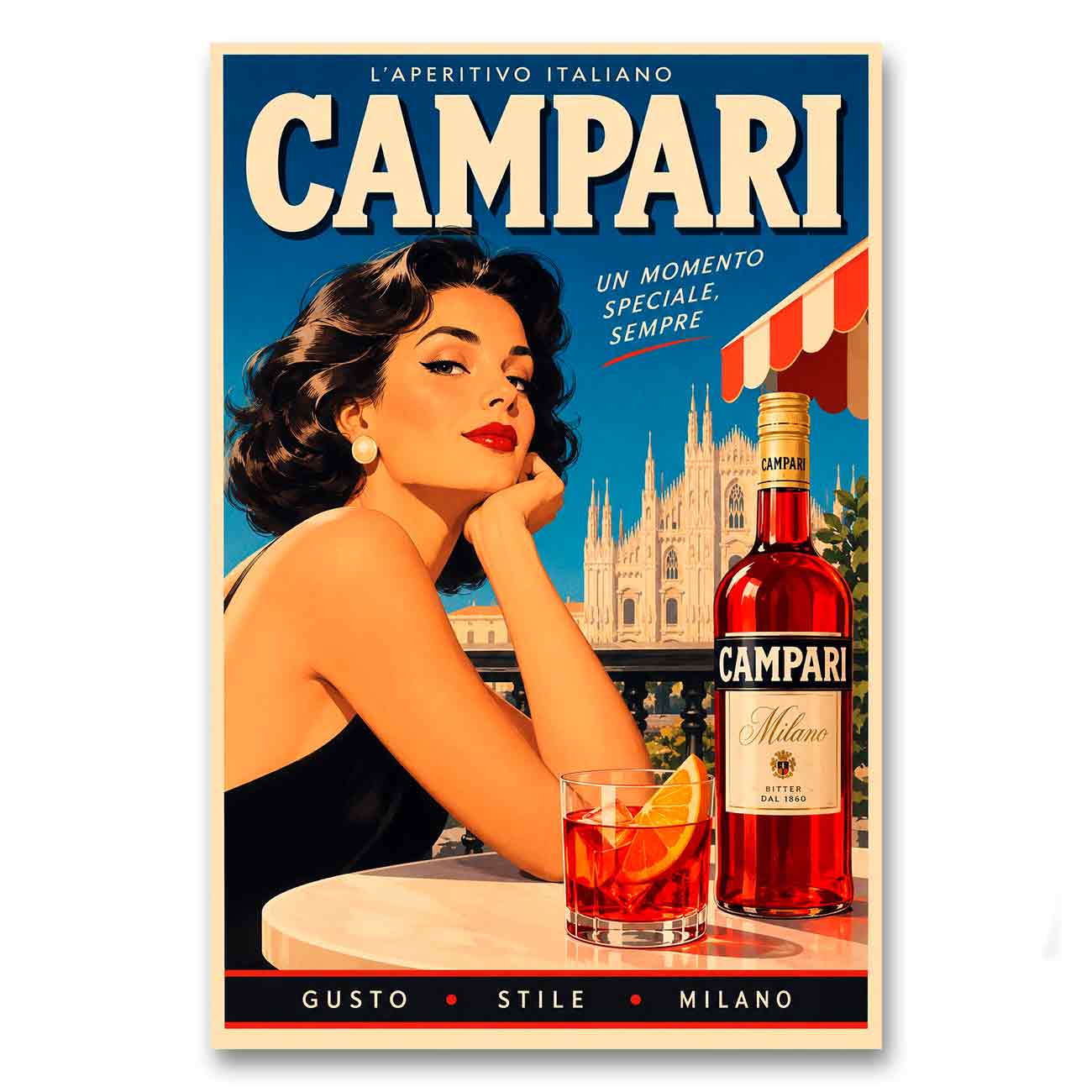 Juliste Campari – L´Aperitivo Italiano