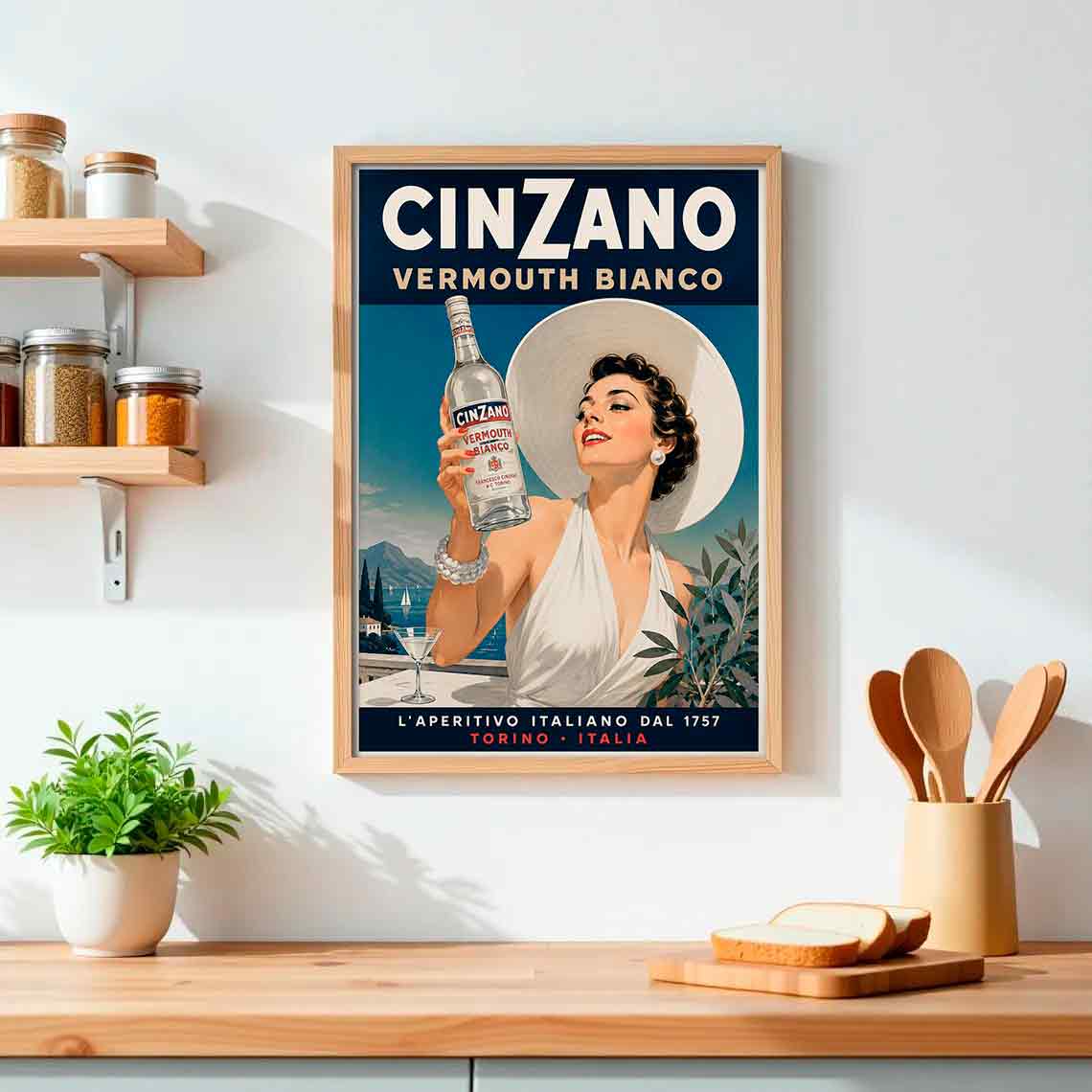 Juliste juomat cinzano LÖ 40×55 50×70-1aaa