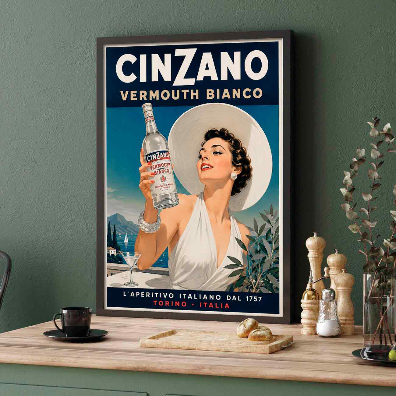Juliste juomat cinzano LÖ 40×55 50×70-1aaaa