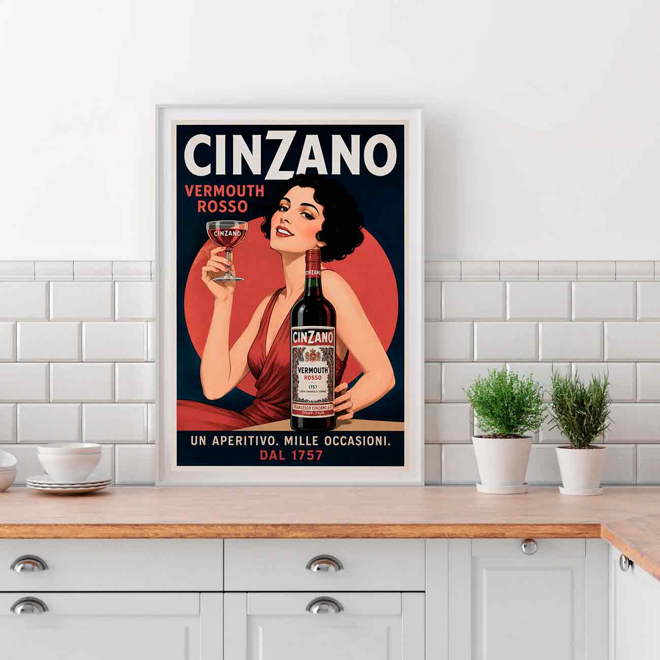 Juliste juomat cinzano LÖ 40×60 50×75-2aaa