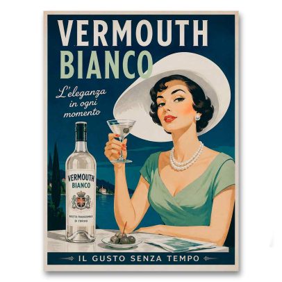 Juliste Vermouth Bianco