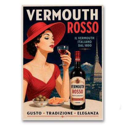 Juliste Vermouth Rosso