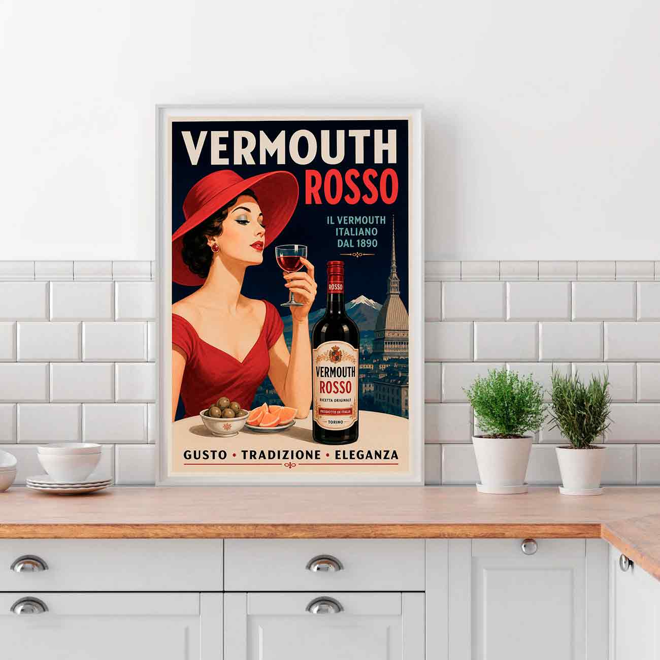Juliste juomat vermouth LÖ 40×55 50×70-2aaa