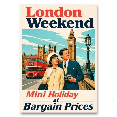 Juliste London Weekend - Mini Holiday