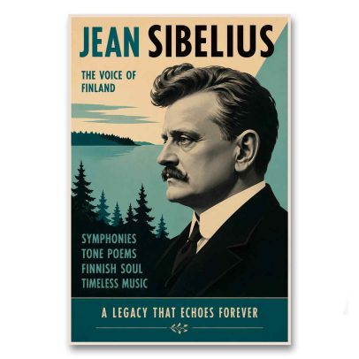 Juliste Jean Sibelius - The Voice of Finland