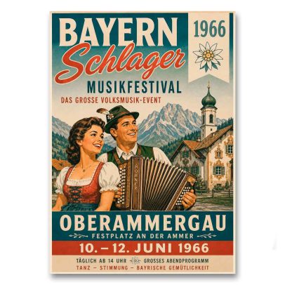 Juliste Bayern Schlager Musikfestival
