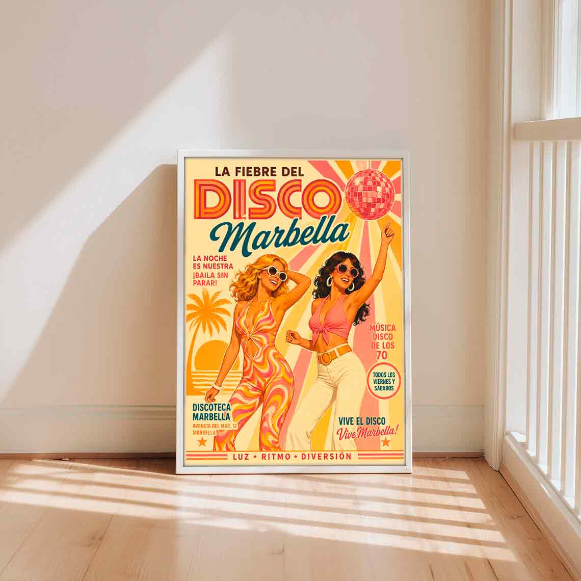 Juliste musiikki disco 1 LÖ 40×55 50×70-3aaa