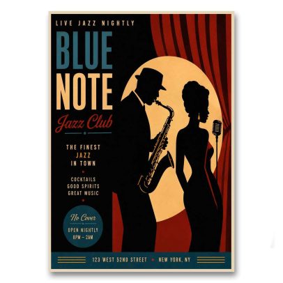 Juliste Blue Note Jazz Club