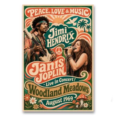 Juliste Peace, Love & Music Festival