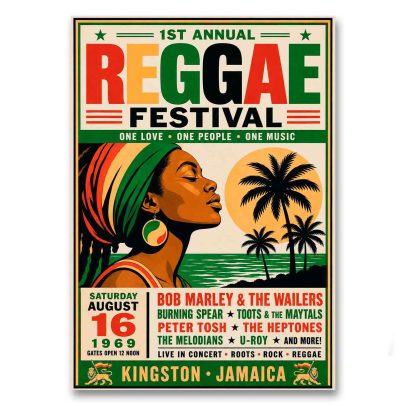 Juliste The 1st Annual Reggae Festival