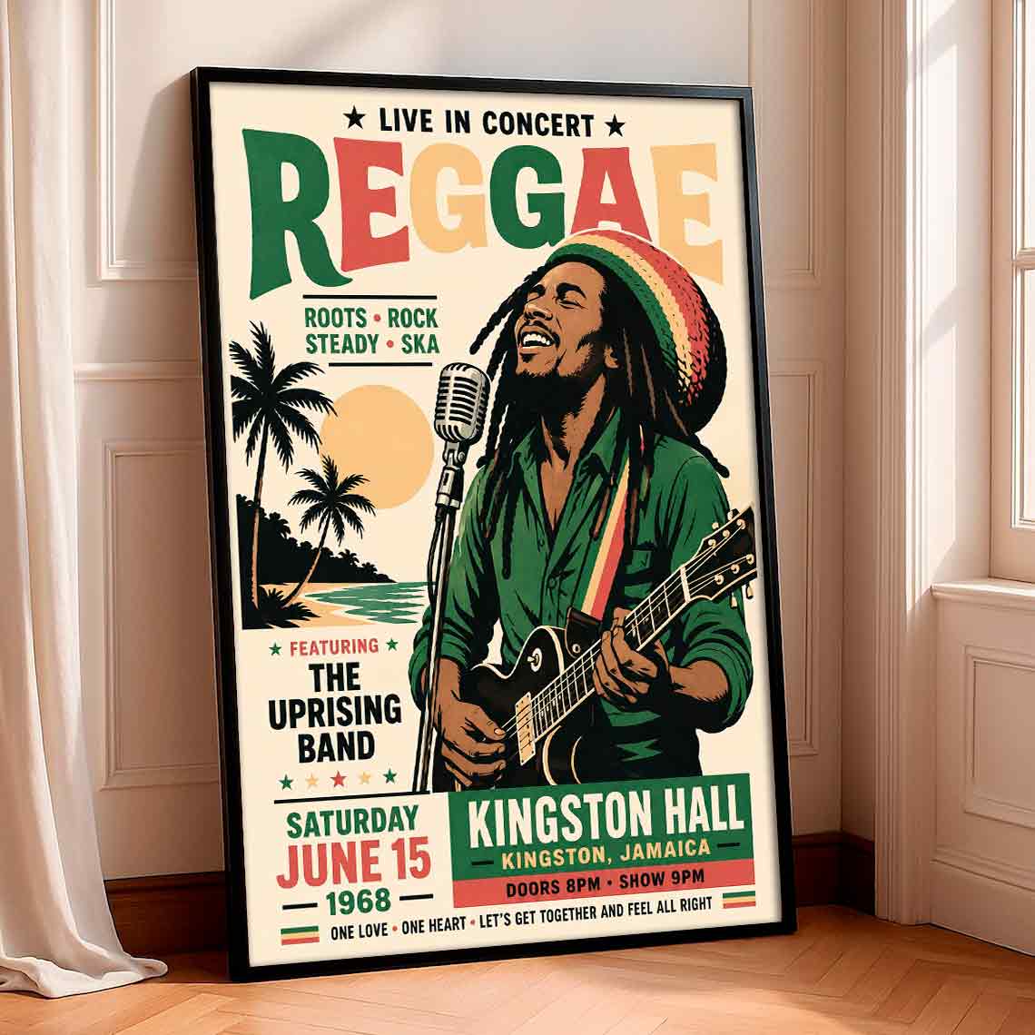 Juliste musiikki reggae LÖ 40×60 50×75-1aaa