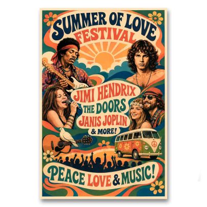 Juliste Summer of Love Festival