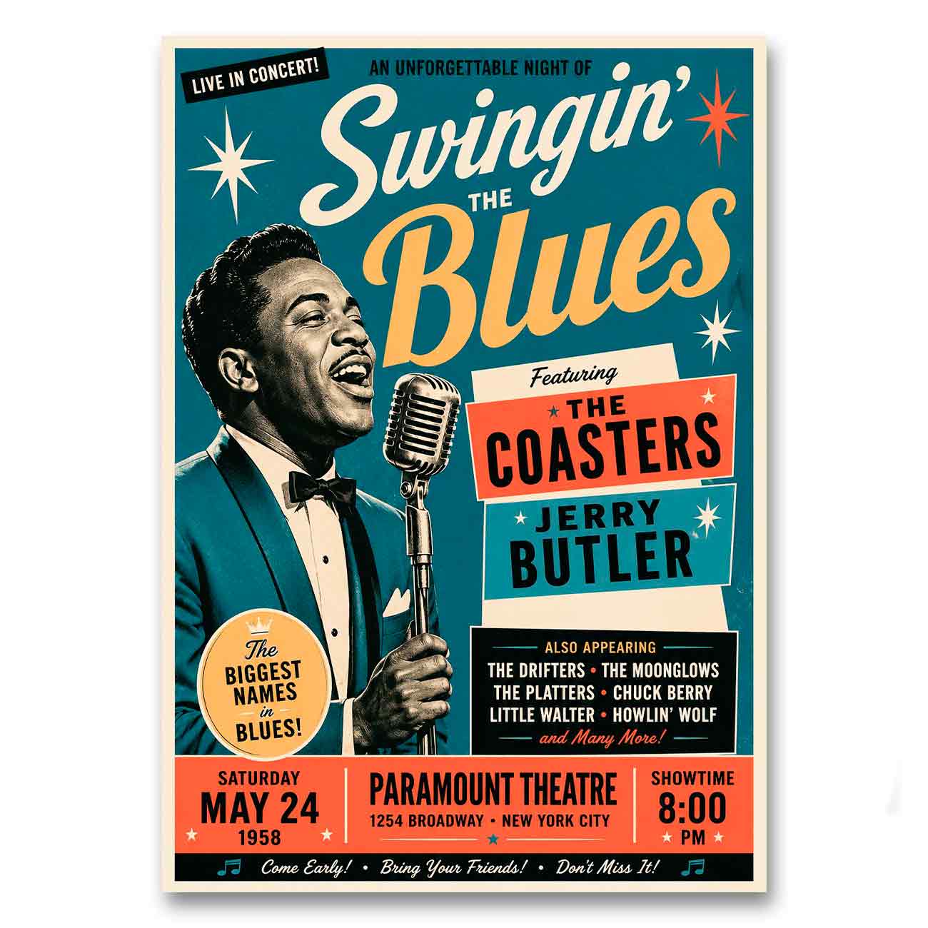 Juliste Swingin´ the Blues