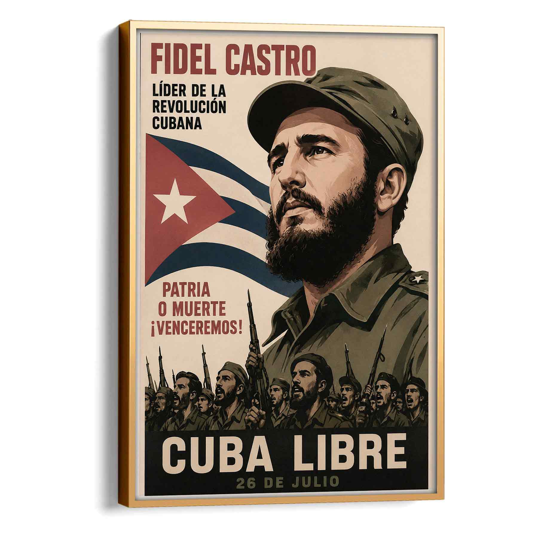 Juliste propaganda Kuuba LÖ 40×55 50×70-2aa
