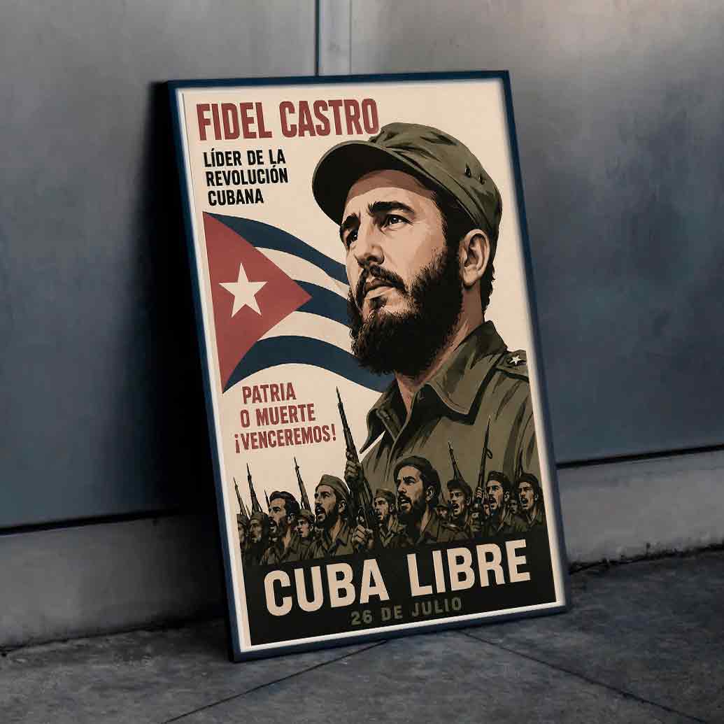Juliste propaganda Kuuba LÖ 40×55 50×70-2aaa
