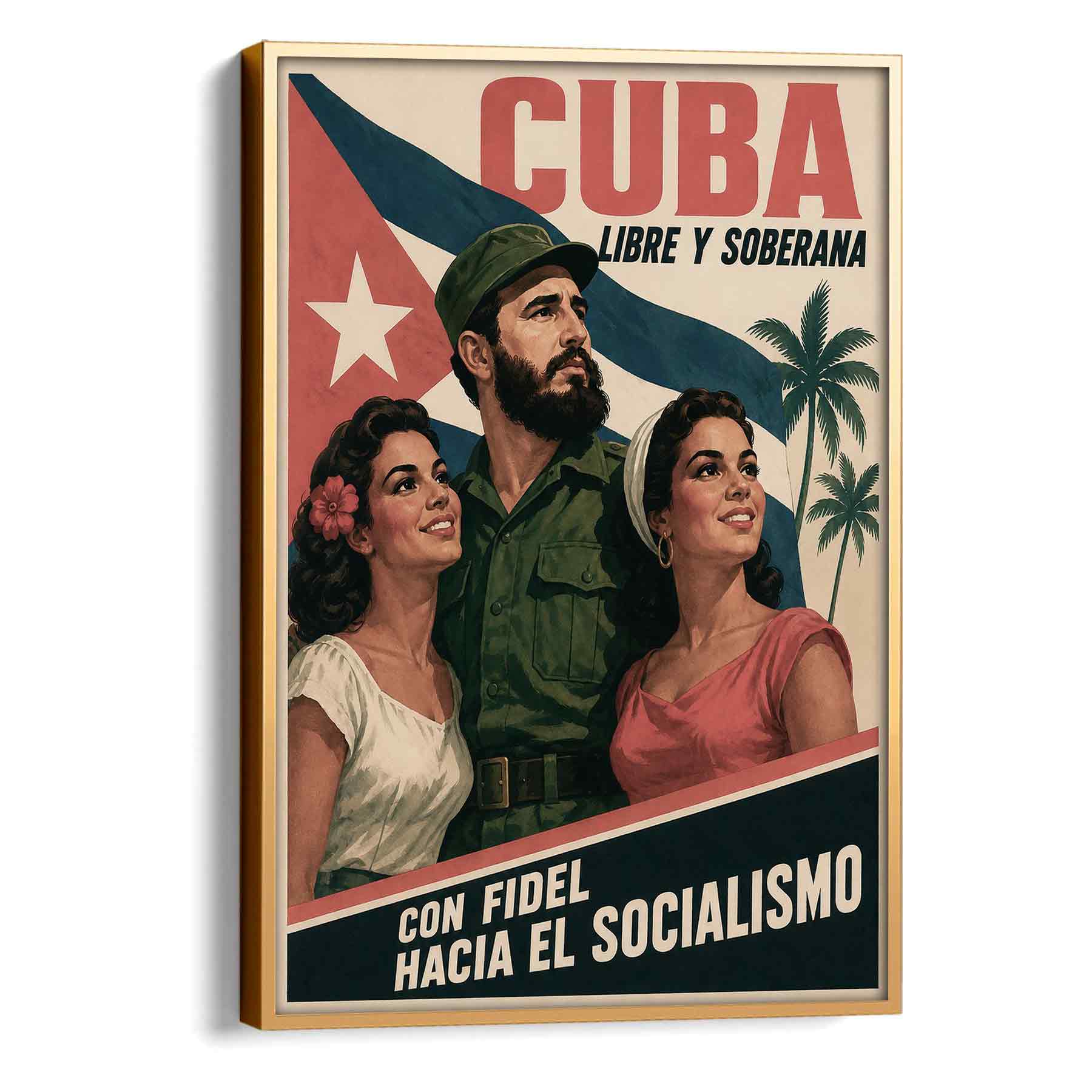 Juliste propaganda Kuuba LÖ 40×55 50×70-4aa