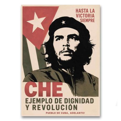 Juliste Propagandaa Kuubasta - Hasta la Victoria Siempre