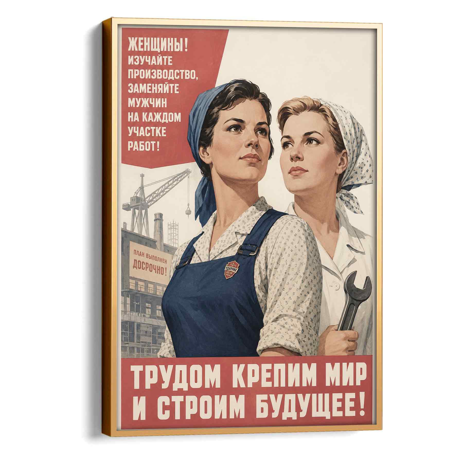 Juliste propaganda Neuvostoliitto LÖ 40×55 50×70-6aa