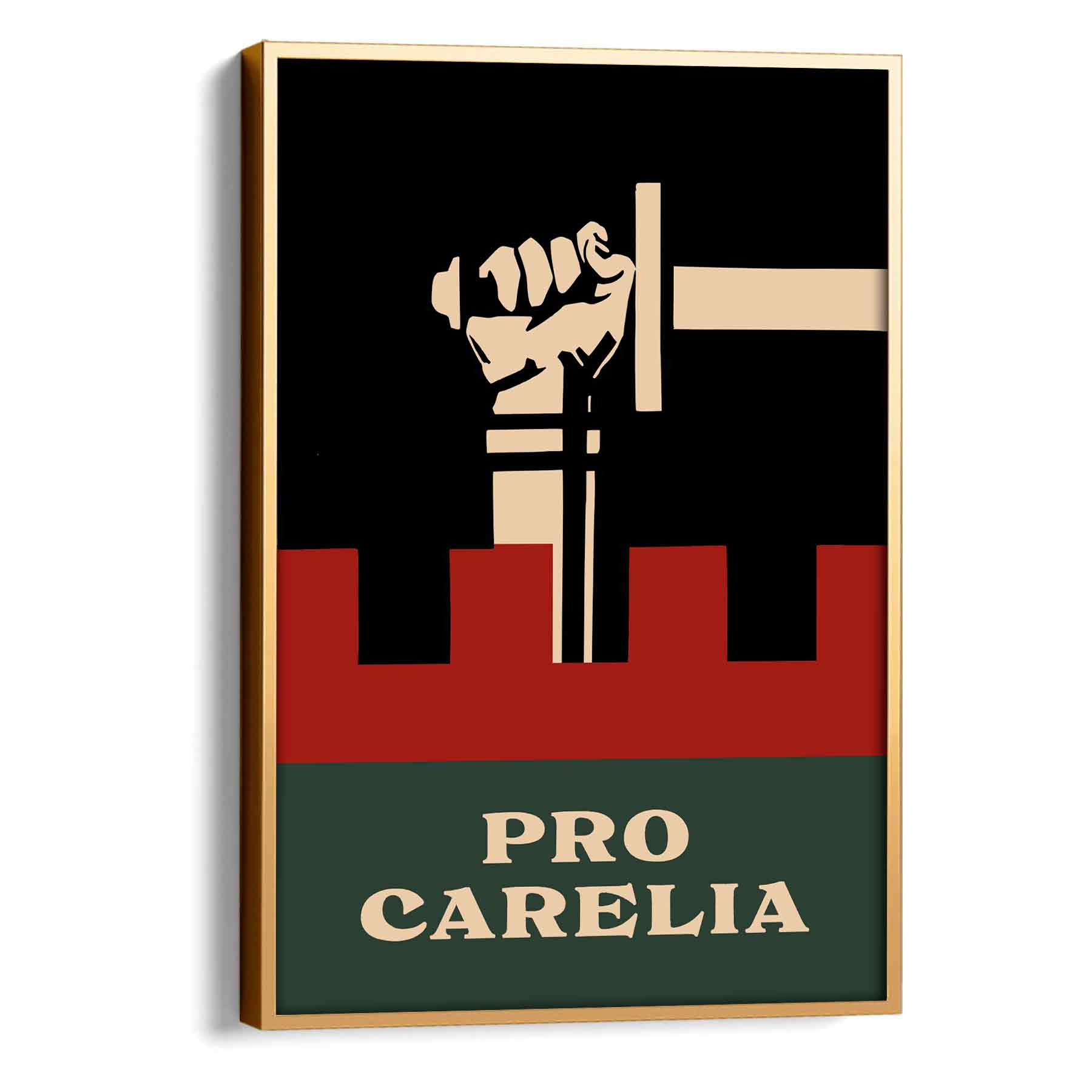 Juliste propaganda karjalan puolesta Akateeminen Karjalaseura Toivo Vikstedt 1921 50×70-1aa