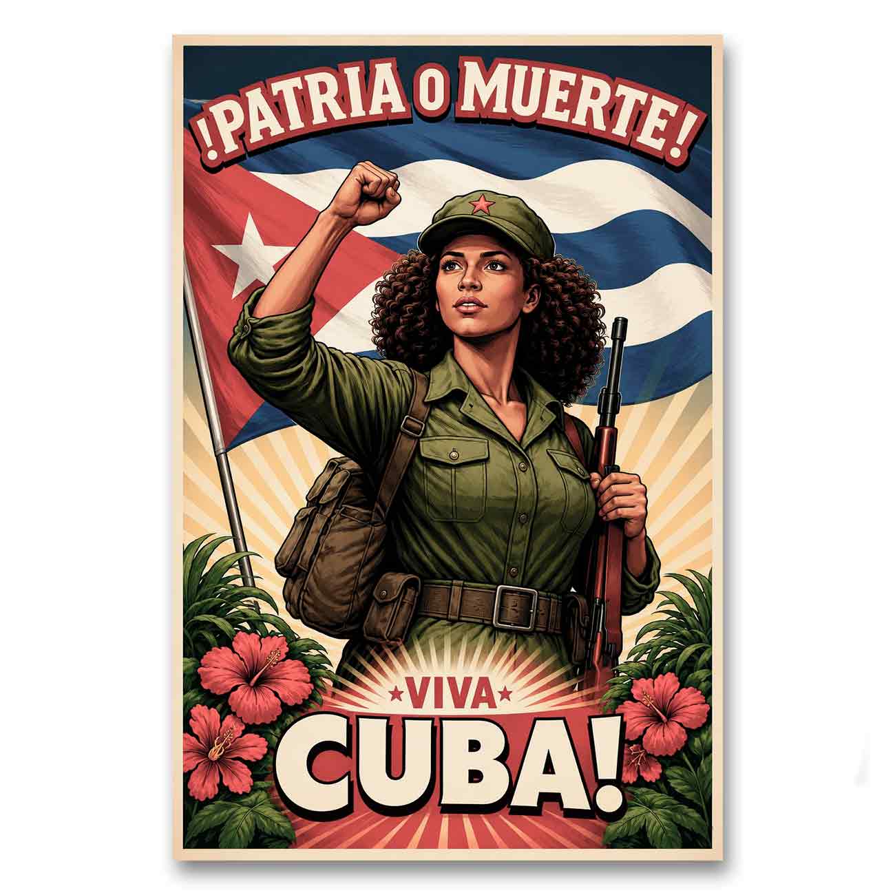 Juliste propaganda kuuba c LÖ 40×60 50×75-2a