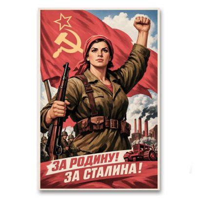 Juliste Neuvostopropagandaa 2