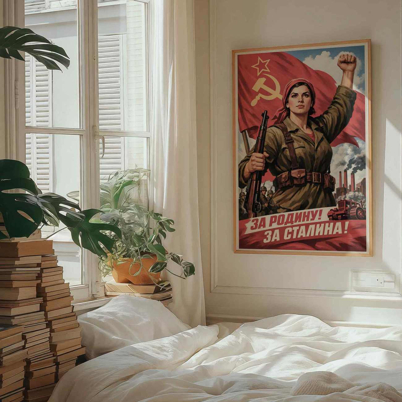 Juliste propaganda neuvostoliitto a LÖ 40×60 50×75-3aaa