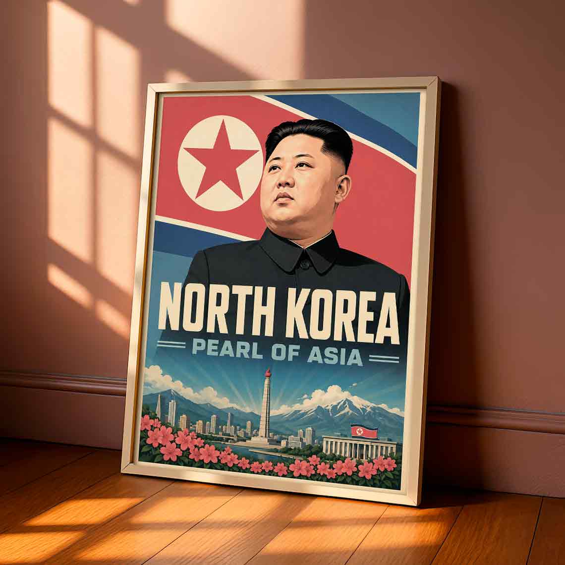 Juliste propaganda pohjois korea a LÖ 40×55 50×70-3aaa