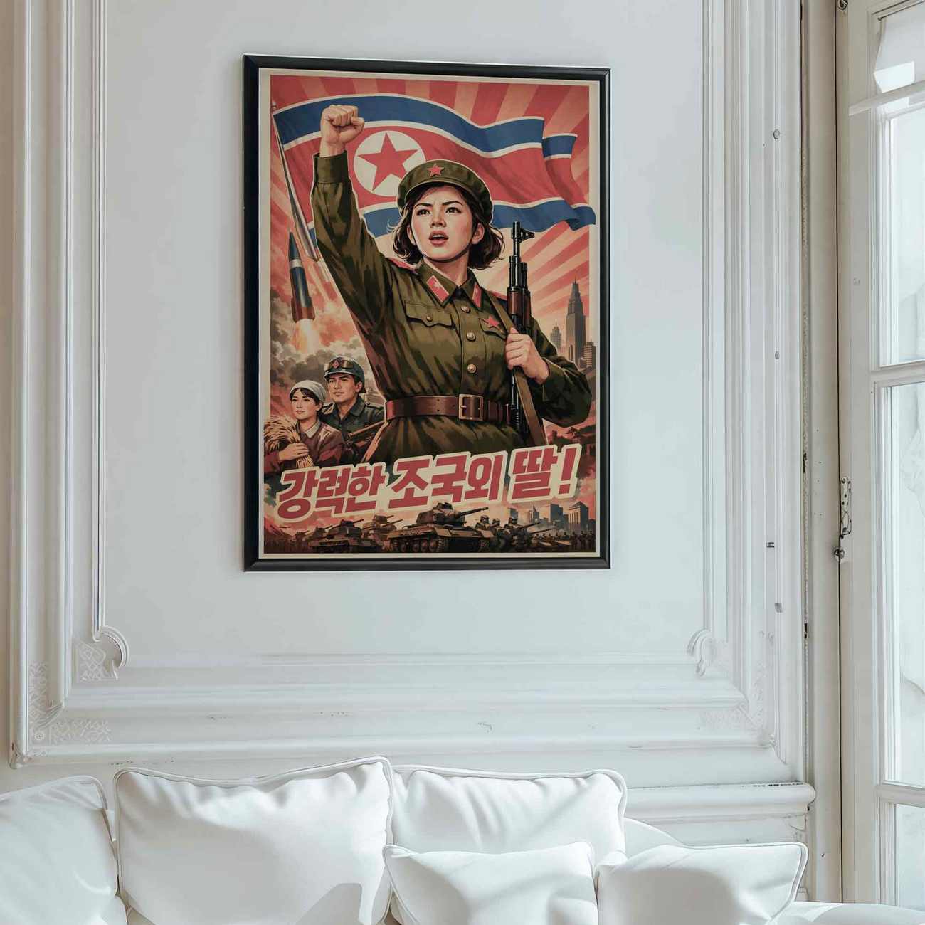 Juliste propaganda pohjois korea a LÖ 40×60 50×75-1aaa