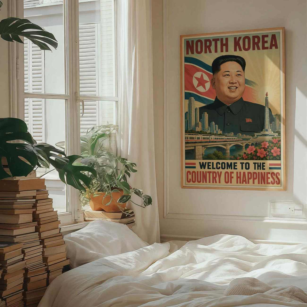 Juliste propaganda pohjois korea a LÖ 40×60 50×75-6aaa