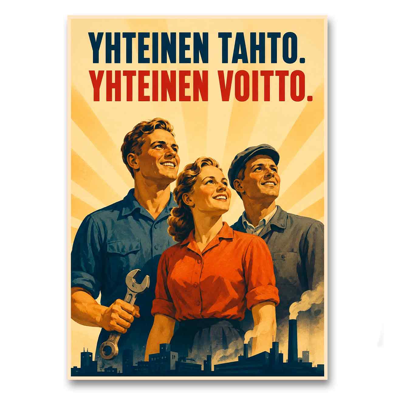 Juliste propaganda suomi 11 LÖ 40×55 50x70a