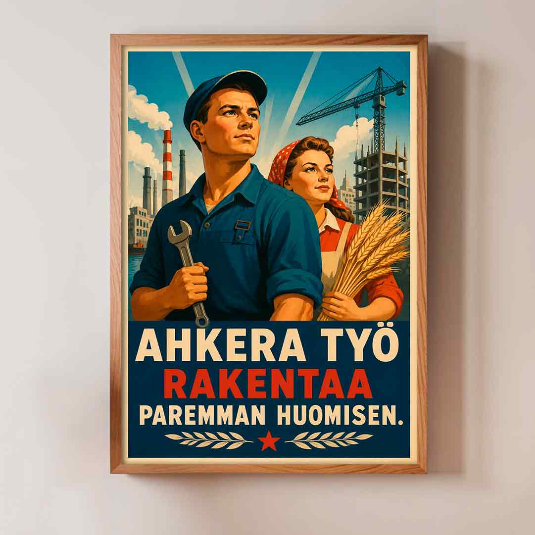 Juliste propaganda suomi LÖ 40×60 50×75-1aa
