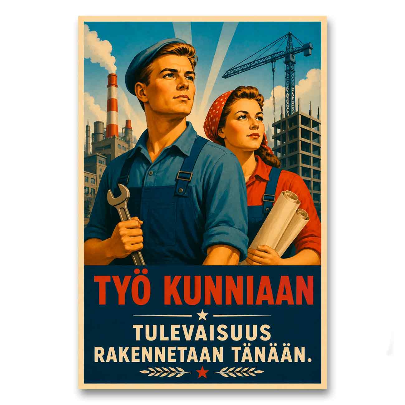 Juliste propaganda suomi LÖ 40×60 50×75-2a