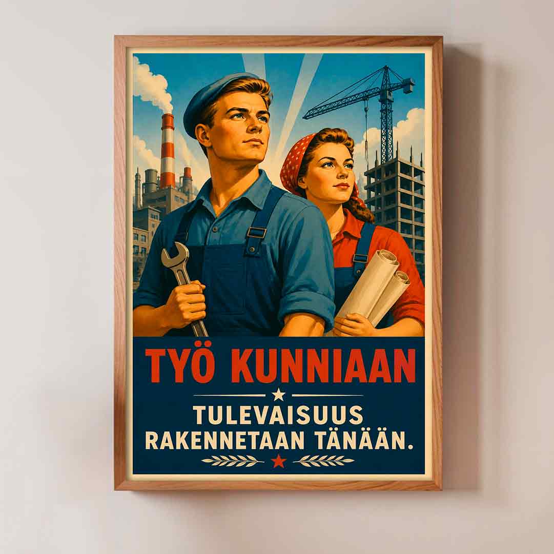 Juliste propaganda suomi LÖ 40×60 50×75-2aa