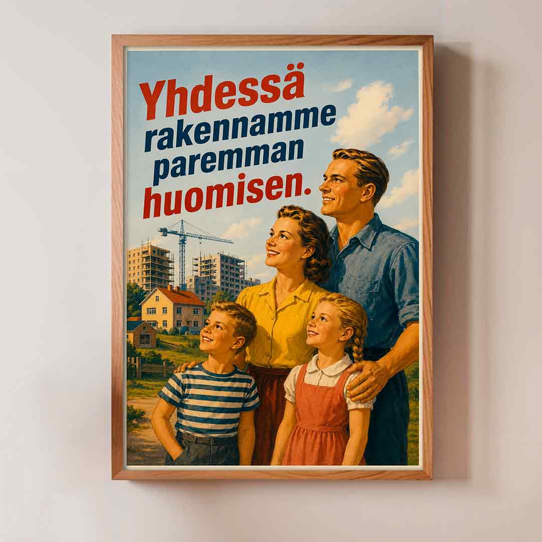 Juliste propaganda suomi LÖ 40×60 50×75-4aa