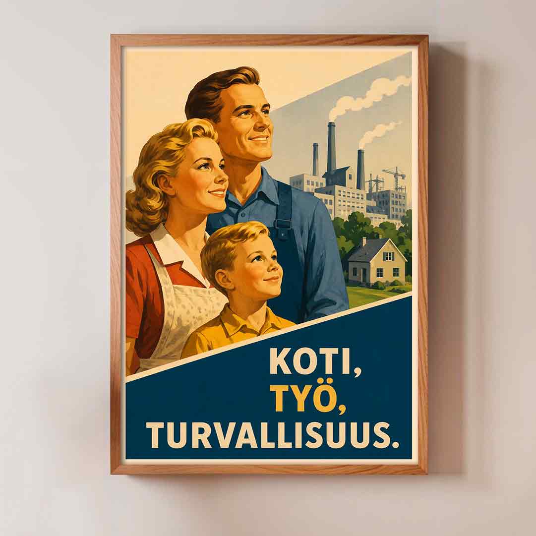Juliste propaganda suomi LÖ 40×60 50×75-5aa