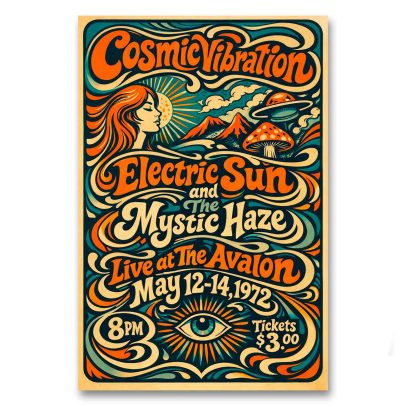Juliste Cosmic Vibration